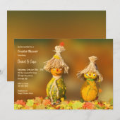 Kalebas Koppel Bruisfeest Kaart (Voorkant / Achterkant)