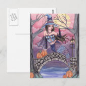 Kalei - Halloween Mermaid Briefkaart (Voorkant / Achterkant)