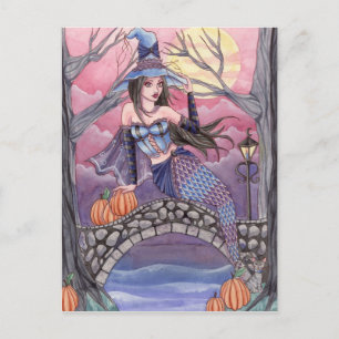 Kalei - Halloween Mermaid Briefkaart