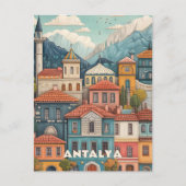 Kaleici gebied van Antalya Turkije Reizen Briefkaart (Voorkant)