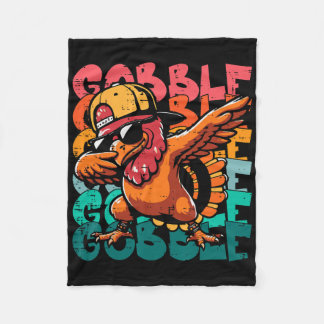 Kaleidaklepel Kalkoen Dab Gobble Grappige Peuter J Fleece Deken