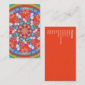 Kaleidescope - carte de visite (Devant / Derrière)