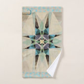 Kaleidescope en aquarelle désaffectée - Personnali (Serviette à main)