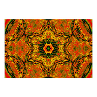 Kaleido Starburst – Glossy Art Poster Perfect Poster
