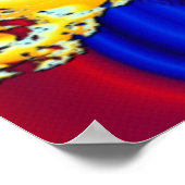 KaleidoBerries Psychedelic Fused Glass Fractal Poster (Hoek)