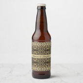 KaleidoCheetah, op maat Bier Etiket (Voorkant)