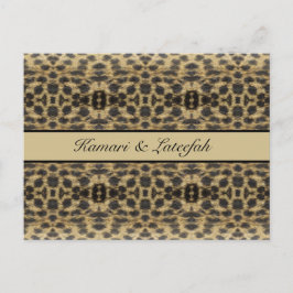 KaleidoCheetah, op maat Briefkaart