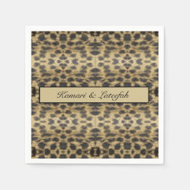 KaleidoCheetah, op maat Servet