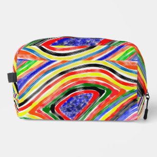 "KaleidoRush" Pochette de voyage éclat de couleur