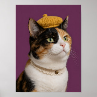 Kaleidoscat Muur Kunst — Preutse Bibliothecaresse Poster