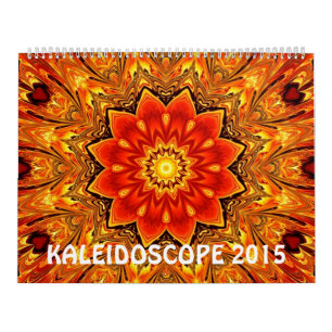 Kaleidoscoop 12 maanden muur kalender