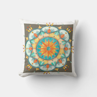 Kaleidoscoop 1 Kleurrijke Mandala Kussen