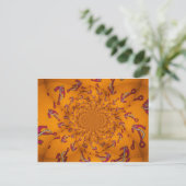 Kaleidoscoop Anker Art Print Briefkaart (Staand voorkant)
