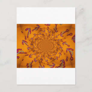 Kaleidoscoop Anker Art Print Briefkaart
