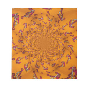 Kaleidoscoop Anker Art Print Notitieblok