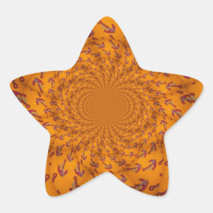Kaleidoscoop Anker Art Print Ster Sticker