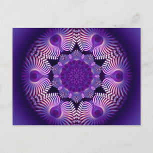 Kaleidoscoop Apophysis Flower I Briefkaart