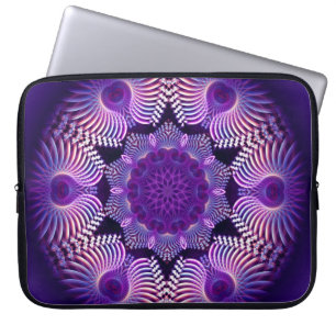 Kaleidoscoop Apophysis Flower I Laptop Sleeve