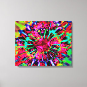 Kaleidoscoop Apophysis Fractal Art - I Canvas Afdruk