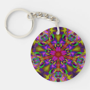 Kaleidoscoop Apophysis Fractal Art. II Sleutelhanger