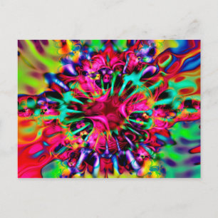 Kaleidoscoop Apophysis Fractale Kunst - I Briefkaart