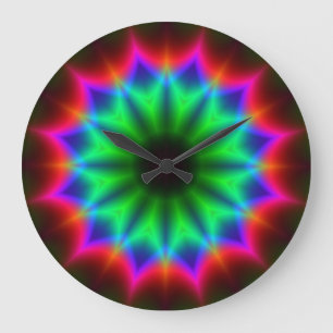 Kaleidoscoop Art. 17 Wall Clocks & Numerieke optie Grote Klok