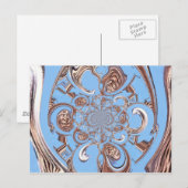  Kaleidoscoop Art Print Briefkaart (Voorkant / Achterkant)