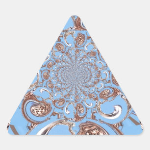  Kaleidoscoop Art Print Driehoek Sticker