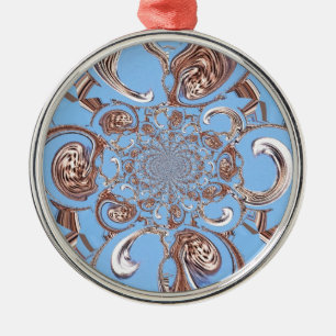Kaleidoscoop Art Print Metalen Ornament