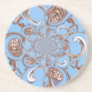  Kaleidoscoop Art Print Zandsteen Onderzetter