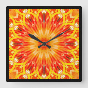 Kaleidoscoop Artikel 29 Wandklokken & Numerieke Op Vierkante Klok