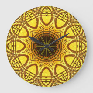Kaleidoscoop Artikel 8 Wandklokken & Nummeropties Grote Klok