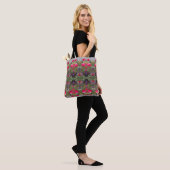 Kaleidoscoop Bloem 1 Middelgroot Tote Bag (Op model)