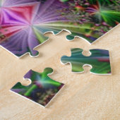 kaleidoscoop bloemen puzzel (Zijkant)