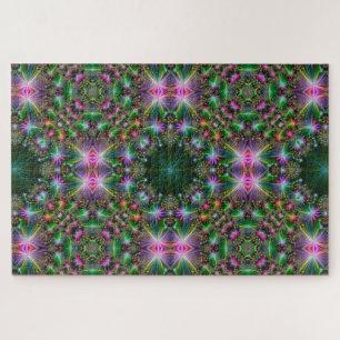 kaleidoscoop bloemen puzzel legpuzzel