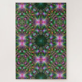 kaleidoscoop bloemen puzzel legpuzzel (Verticaal)