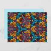 Kaleidoscoop briefkaart (Voorkant / Achterkant)