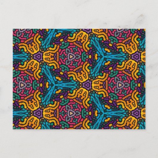 Kaleidoscoop briefkaart (Voorkant)