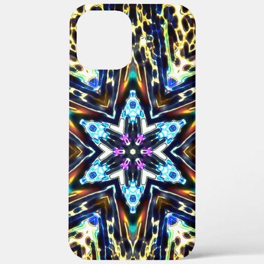 Kaleidoscoop cartoon omringd door pompoen Case-Mate iPhone case (Achterkant)