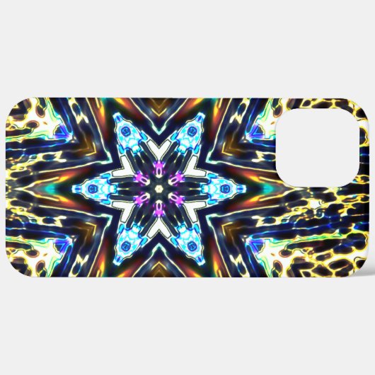 Kaleidoscoop cartoon omringd door pompoen Case-Mate iPhone case (Achterkant (horizontaal))