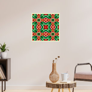 Kaleidoscoop Droom Mandala Kunst Poster