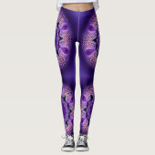 Kaleidoscoop Fractal - Apophysis Flower I Leggings (Voorkant)