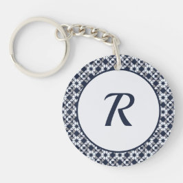 Kaleidoscoop geometrisch patroon sleutelhanger