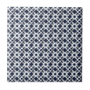 Kaleidoscoop geometrisch patroon tegeltje