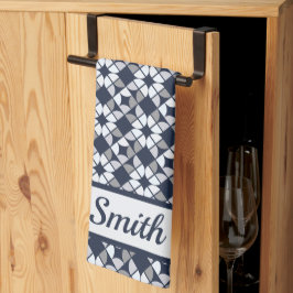 Kaleidoscoop geometrisch patroon theedoek