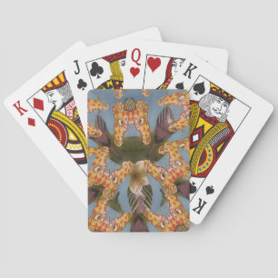 Kaleidoscoop Giraffe Mandala: Abstracte Safari Kun Pokerkaarten