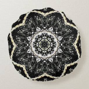 Kaleidoscoop Gotisch Rond Kussen