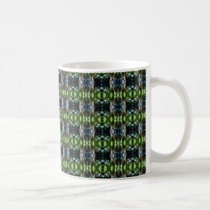 Kaleidoscoop groene koffiemok