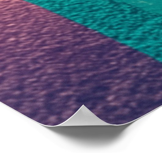 Kaleidoscoop heuvellandschap poster (Hoek)