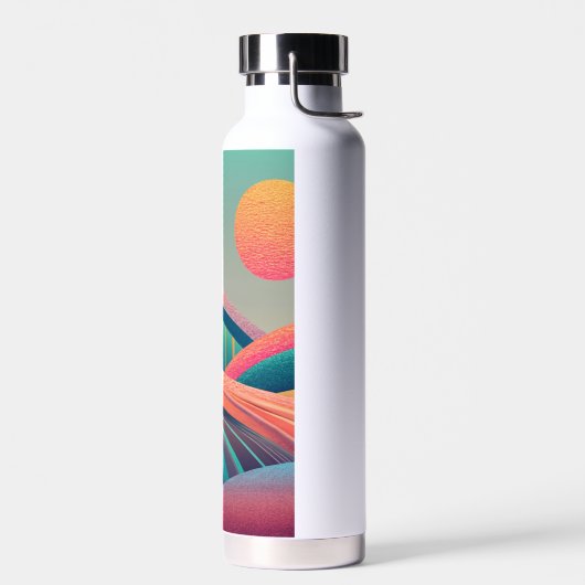 Kaleidoscoop heuvellandschap waterfles (Links)